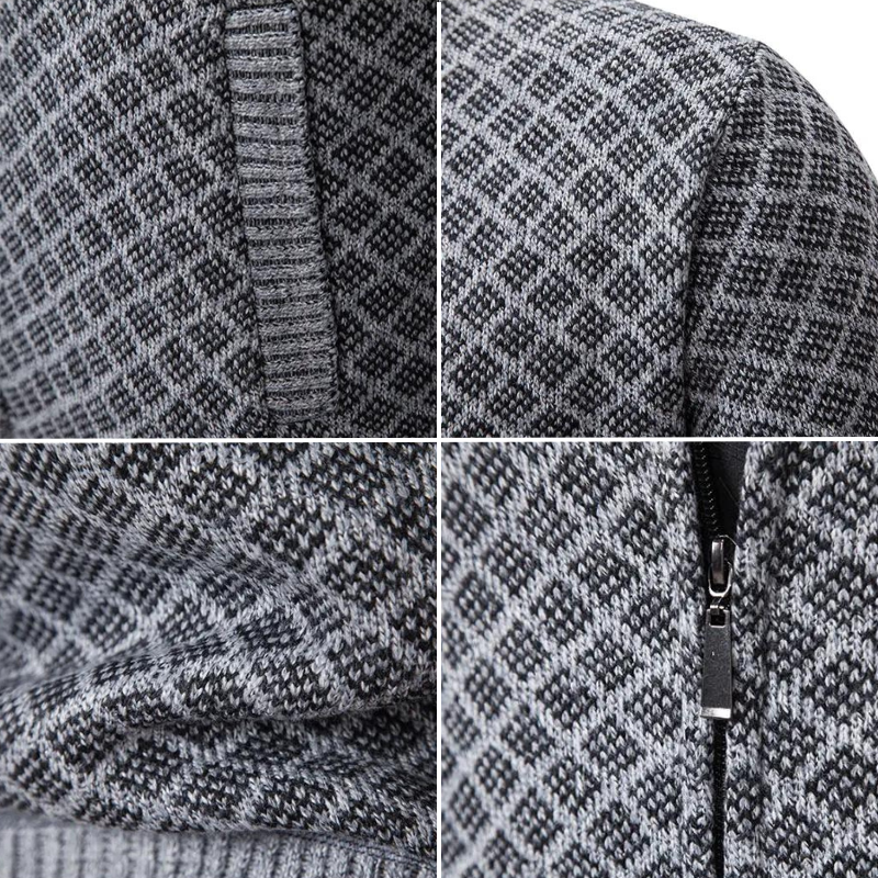 Reginald | Klassisk strikket Jacquard-genser