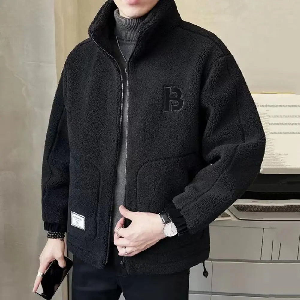 CALEBI | Koselig teddyfleecejakke for menn