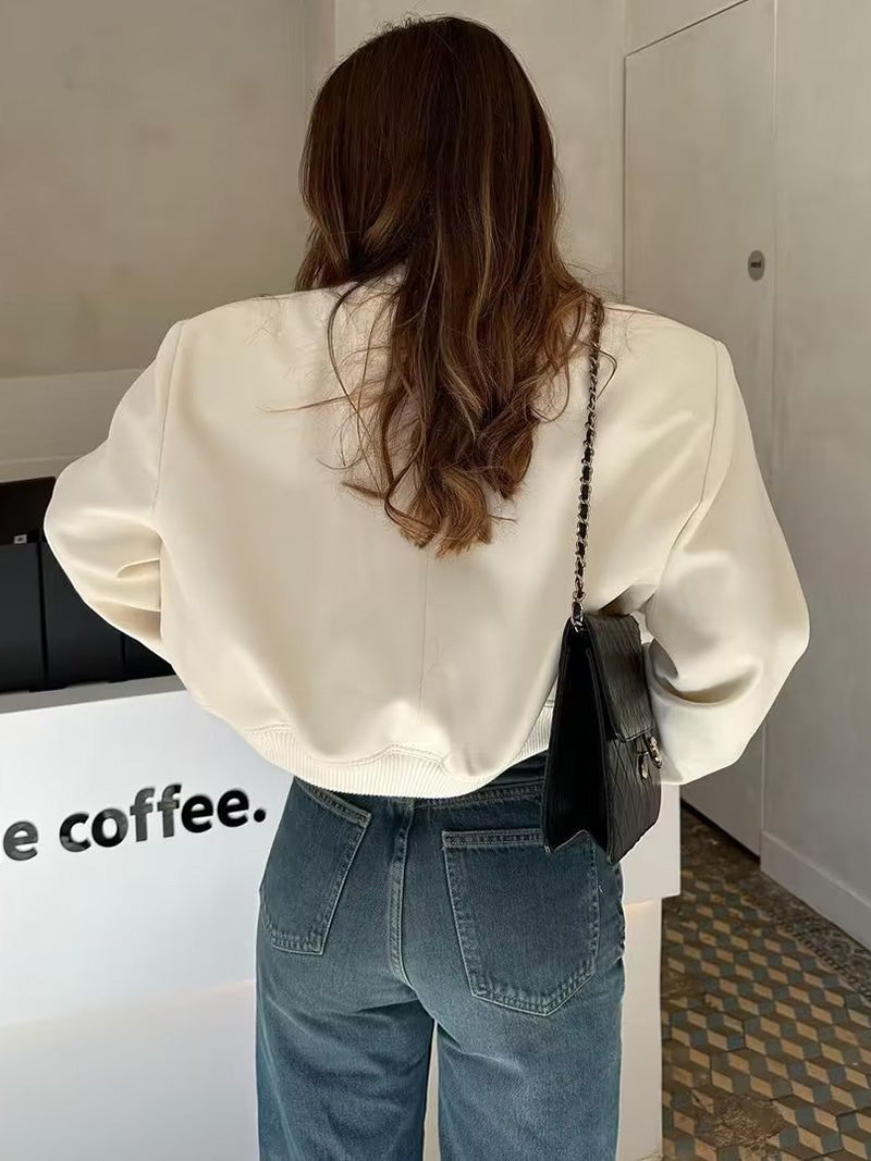 Bomberjakke for kvinner til høsten