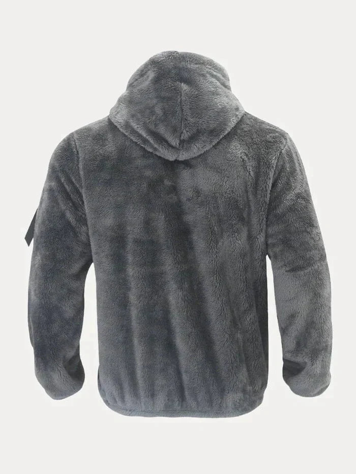 Hettejakke laget av varmende fleece - DAVID