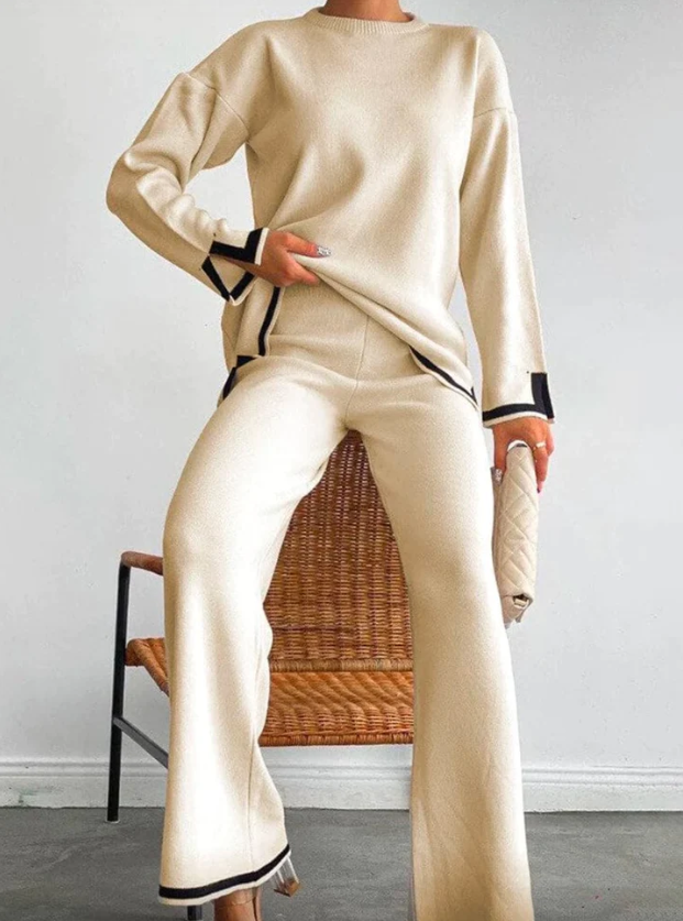 Komfortabelt loungewear-sett for kvinner