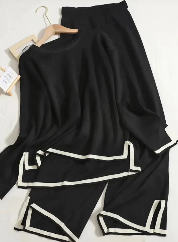 Komfortabelt loungewear-sett for kvinner
