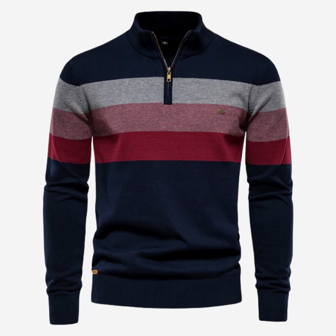 Caleb Retro Stripe genser