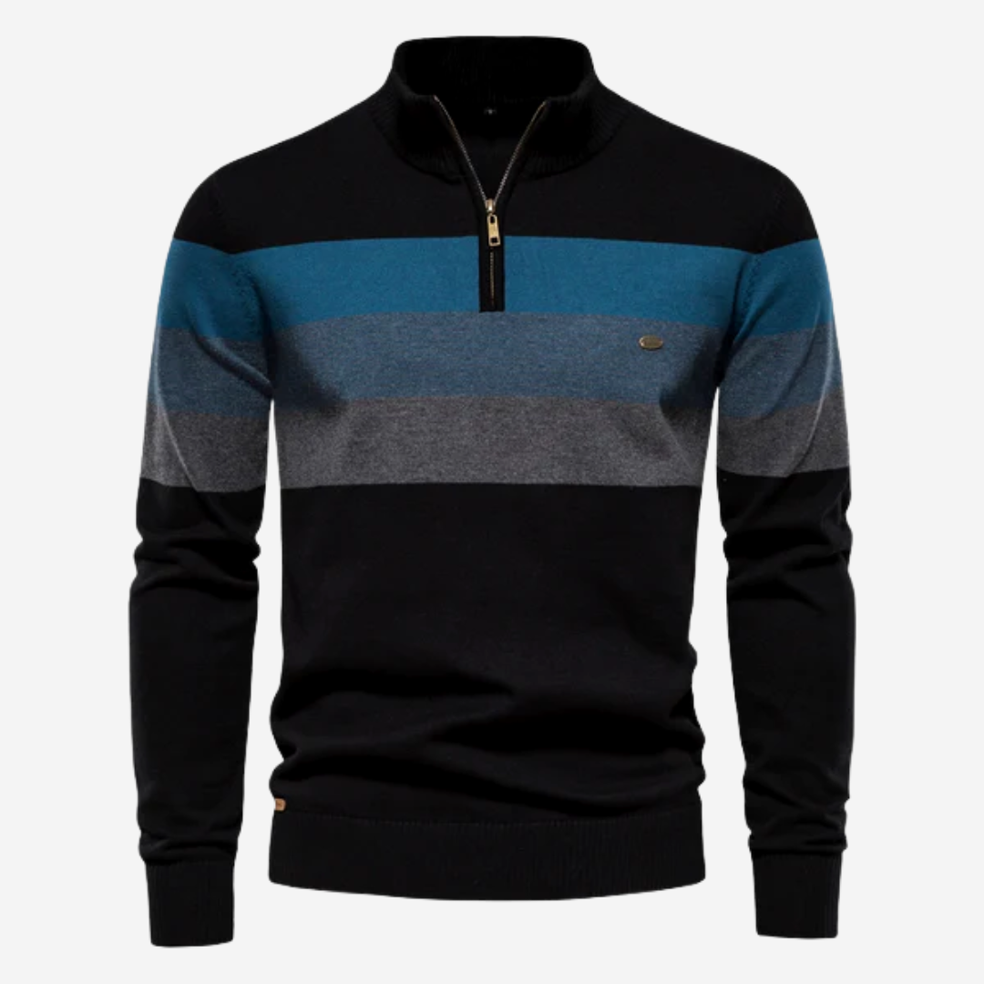 Caleb Retro Stripe genser