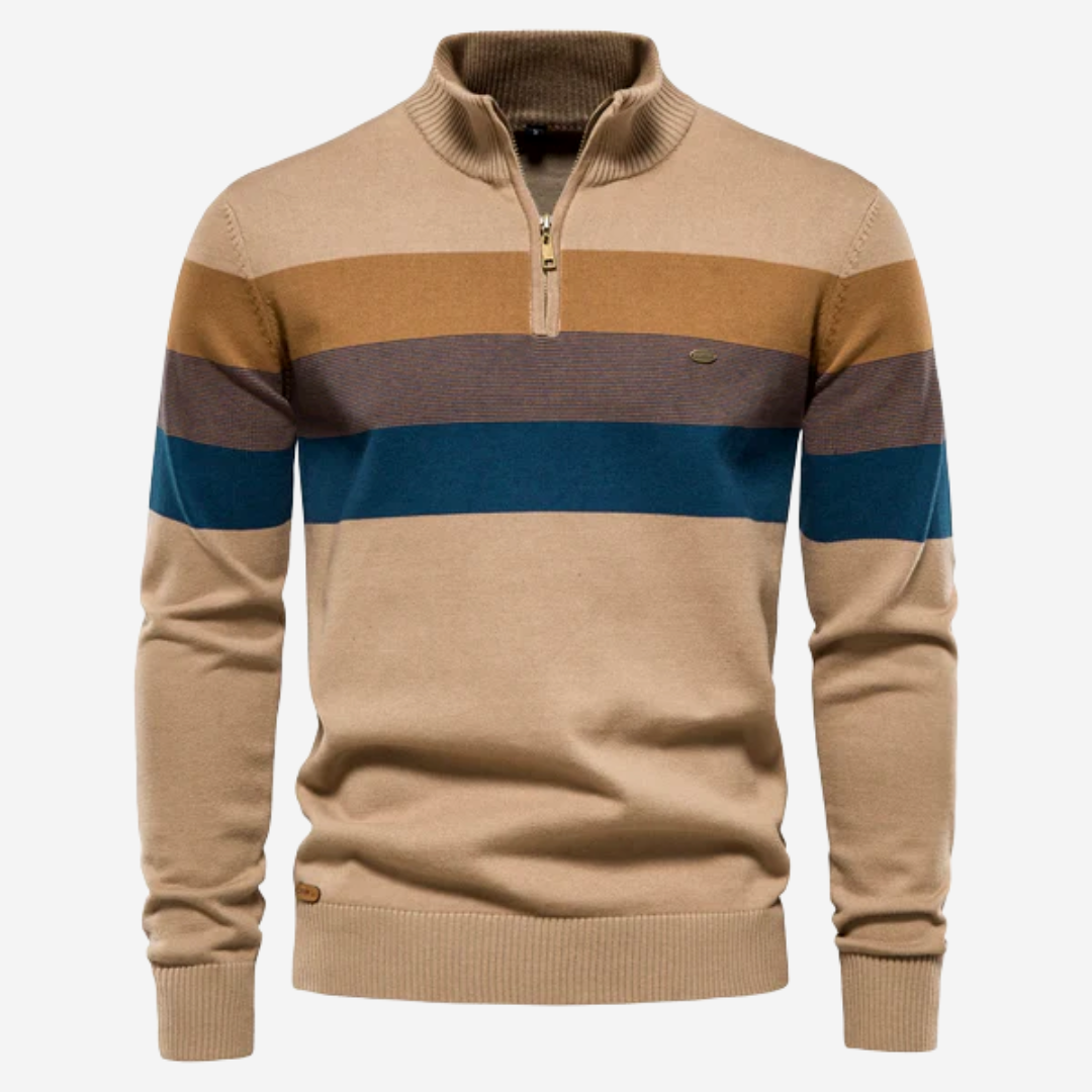Caleb Retro Stripe genser