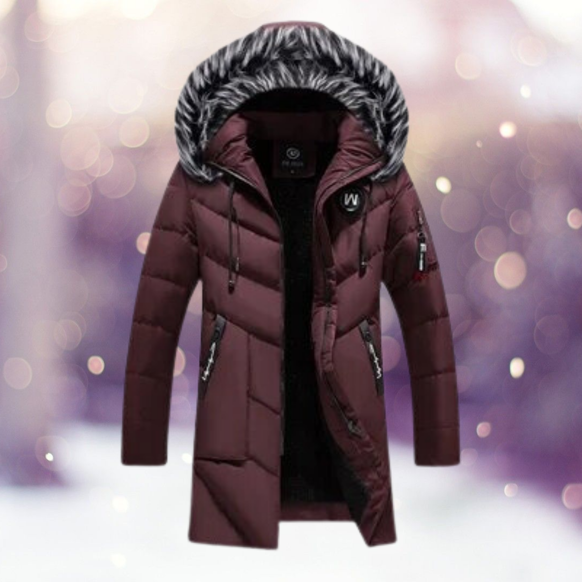 Jurgen - Termoparka vindjakke med pelskrage Classic Coats