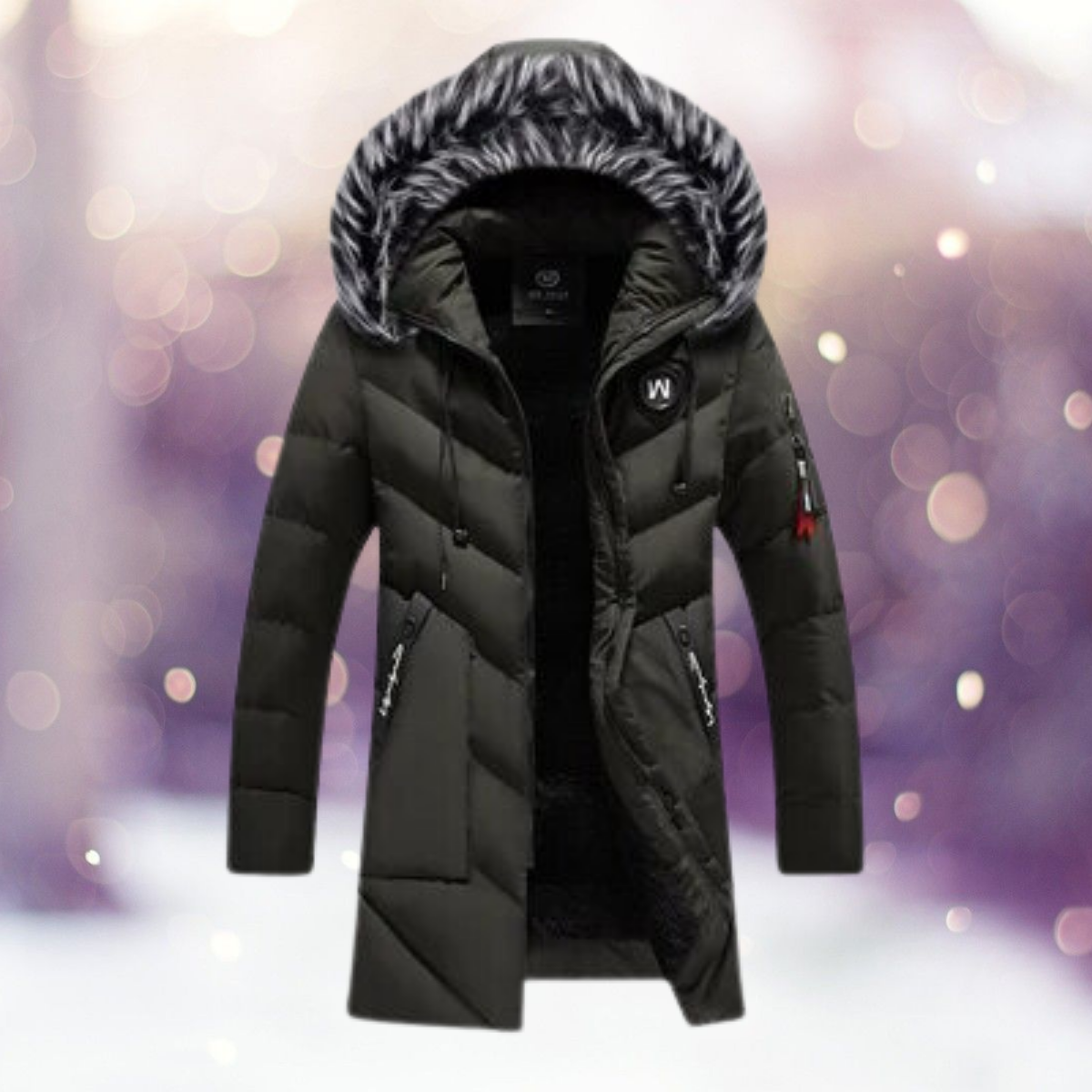 Jurgen - Termoparka vindjakke med pelskrage Classic Coats