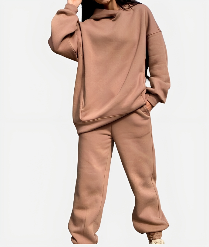 Løst joggedress-sett for kvinner