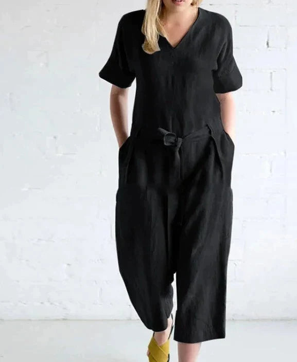 LUZZIA - Jumpsuit i høykvalitets lin