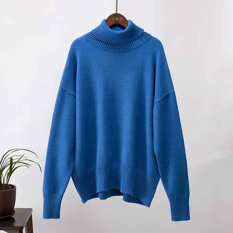 Louise - Elegante, myke og enkle vintage-topper med lange ermer