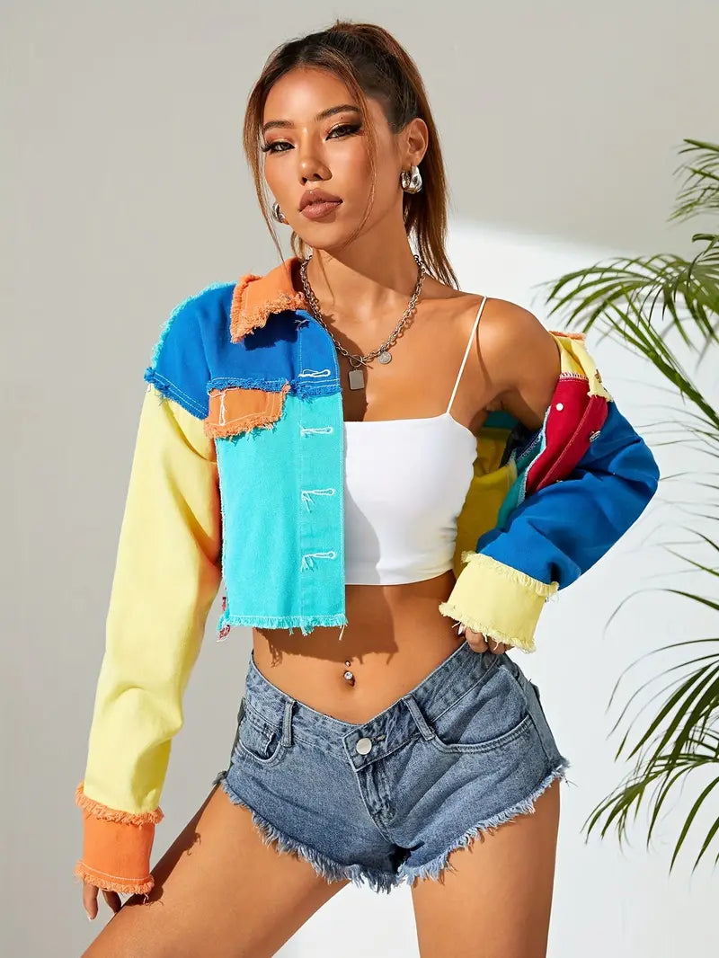 Michelle - Trendy denimjakke