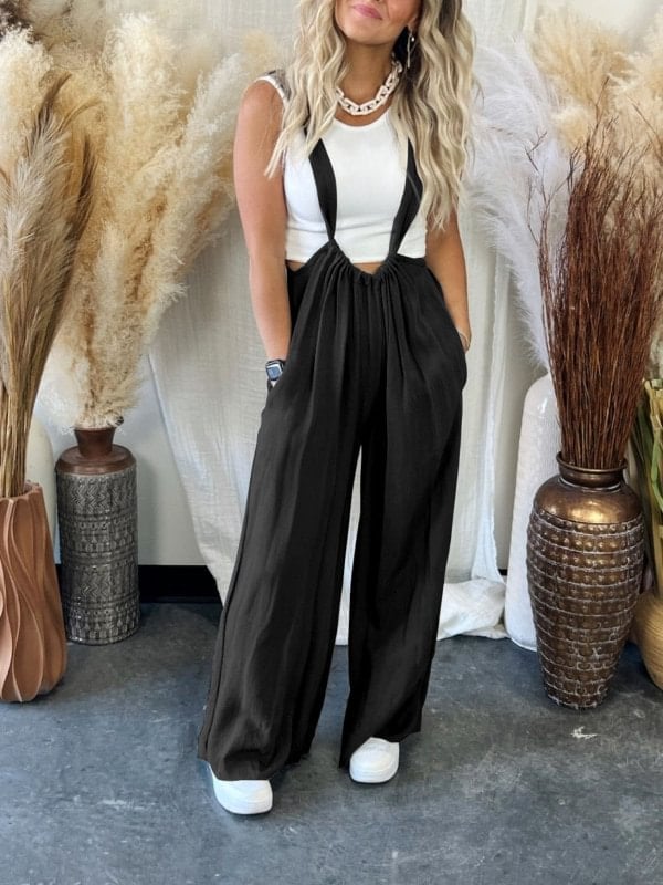 Myk, løs, ensfarget Dream Jumpsuit i ensfarget utførelse