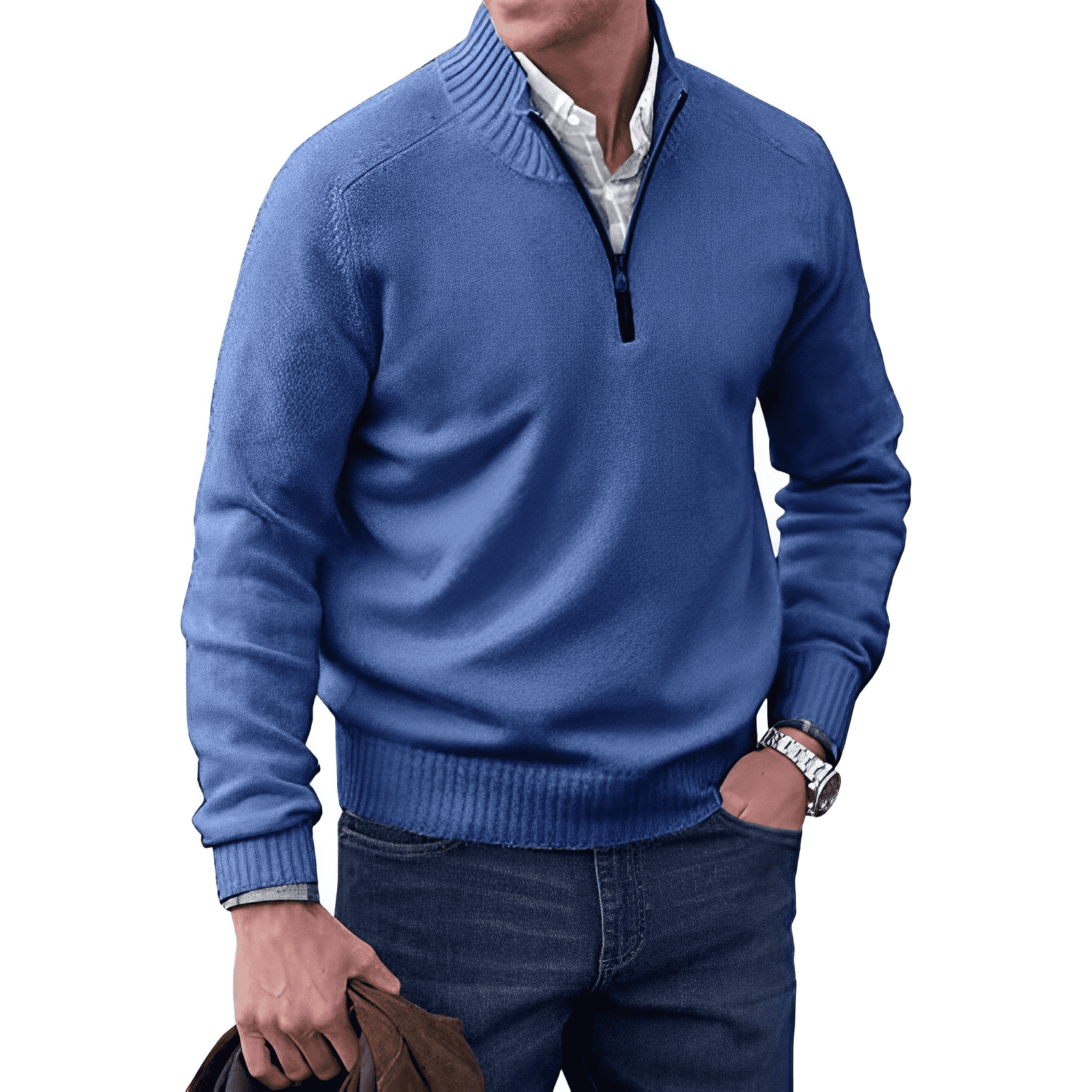 Jason - Trendy genser med glidelås