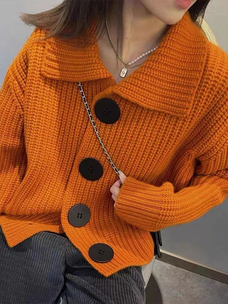Loose Casual Cardigan for vinteren