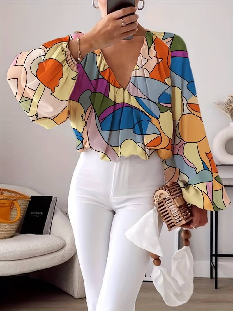 Lilly - Elegant sommerbluse for kvinner