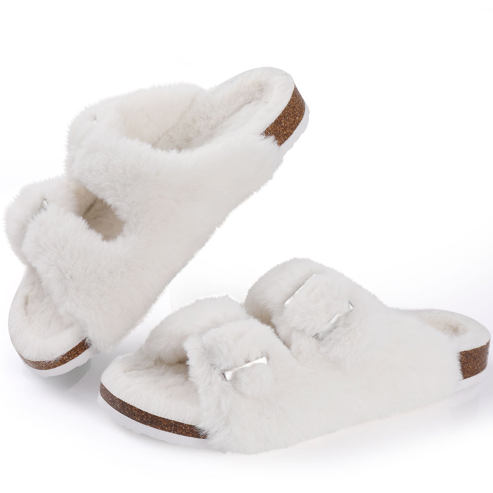 Fuzzy sandaler
