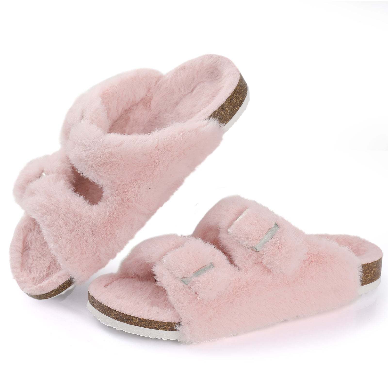 Fuzzy sandaler