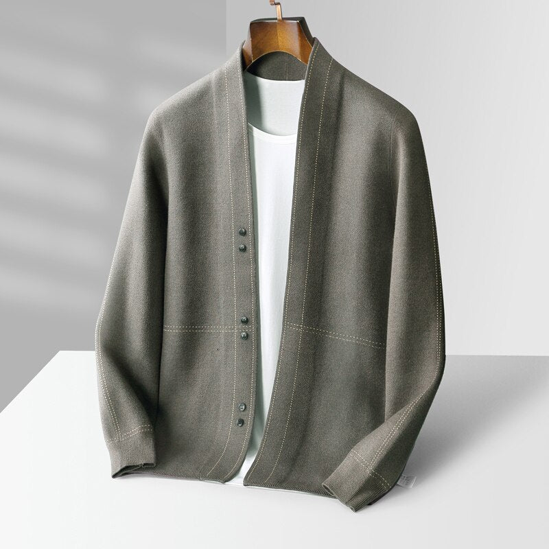 Raymond - cardigan laget av ny ull
