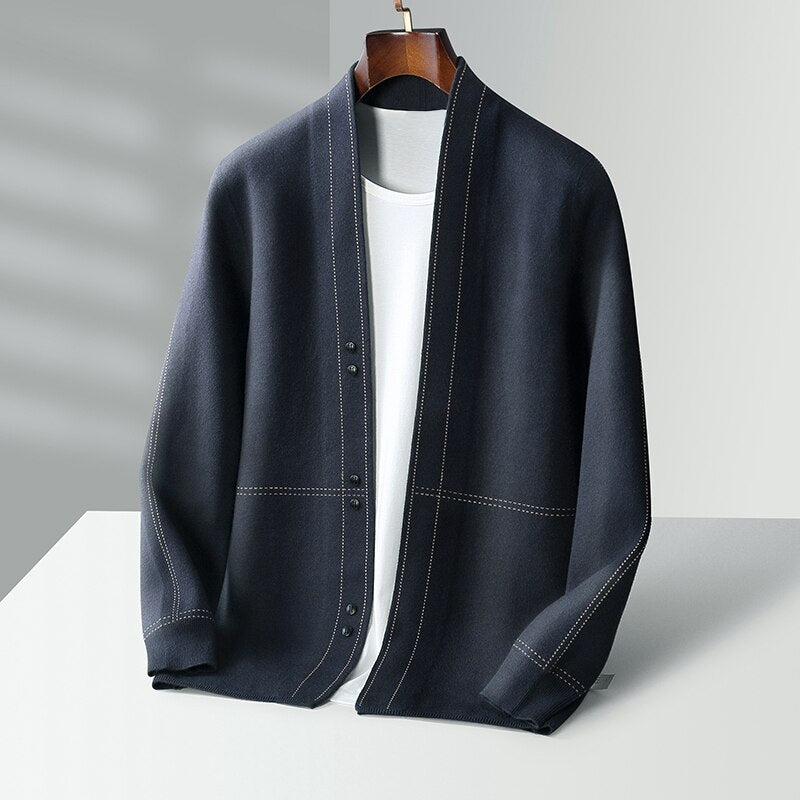 Raymond - cardigan laget av ny ull