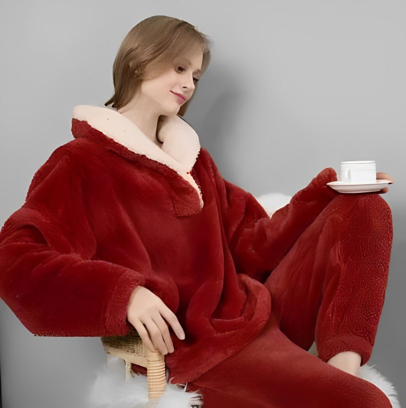 NALA - Fleece-pyjamassett for kvinner | Senk strømregningen!