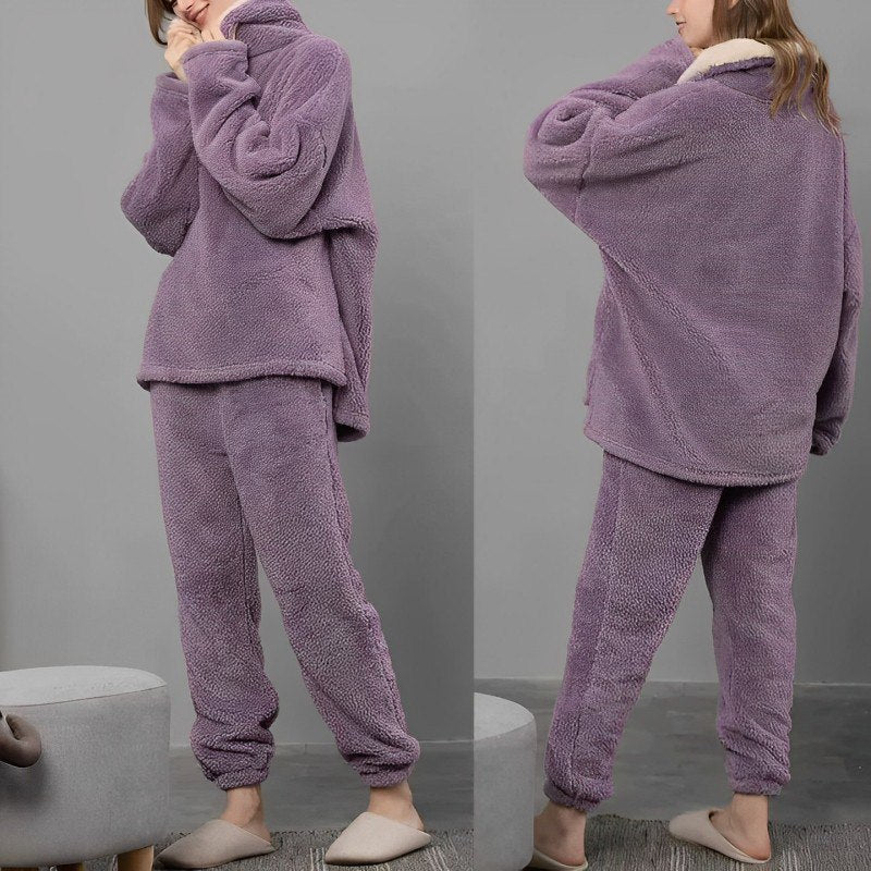 NALA - Fleece-pyjamassett for kvinner | Senk strømregningen!