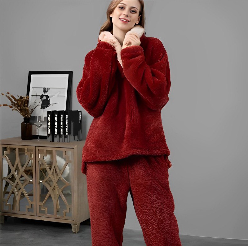 NALA - Fleece-pyjamassett for kvinner | Senk strømregningen!