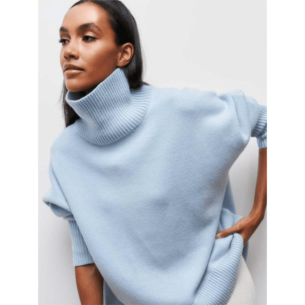 JOELINE | Strikket genser med rullekrage Chic