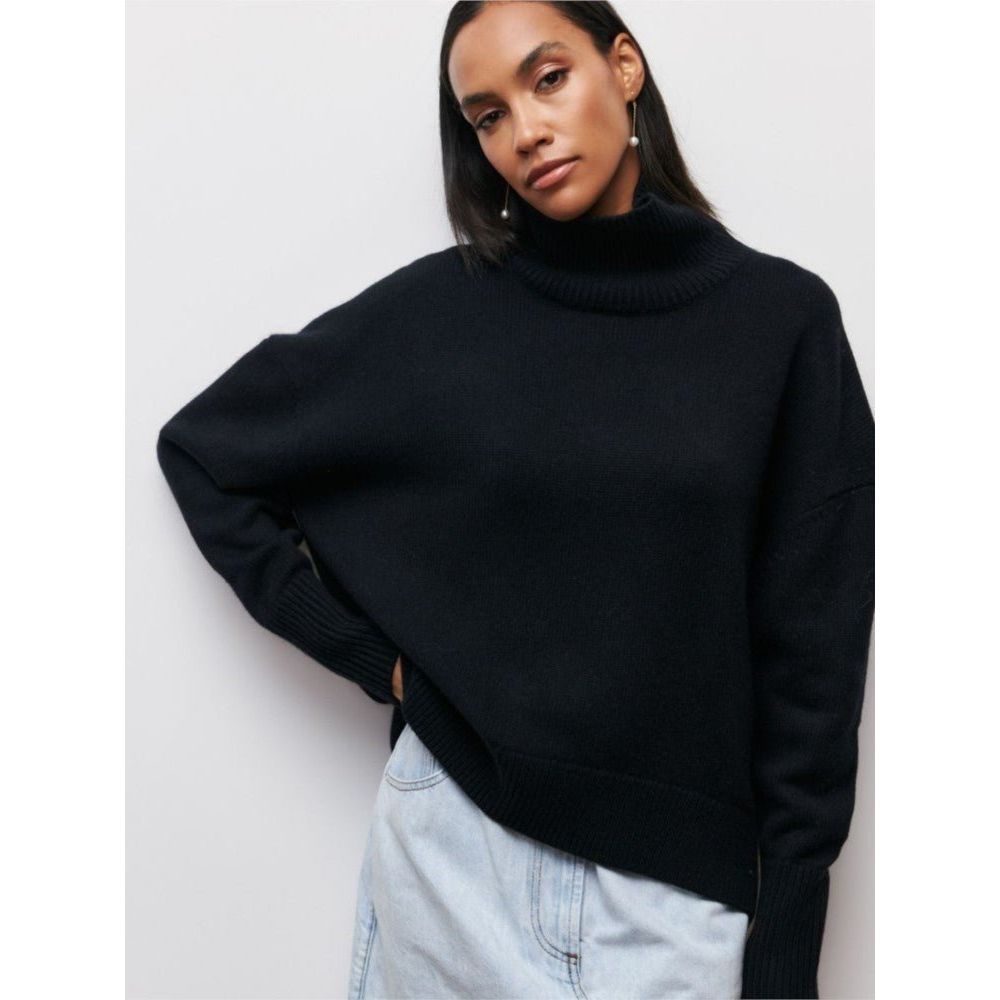 JOELINE | Strikket genser med rullekrage Chic