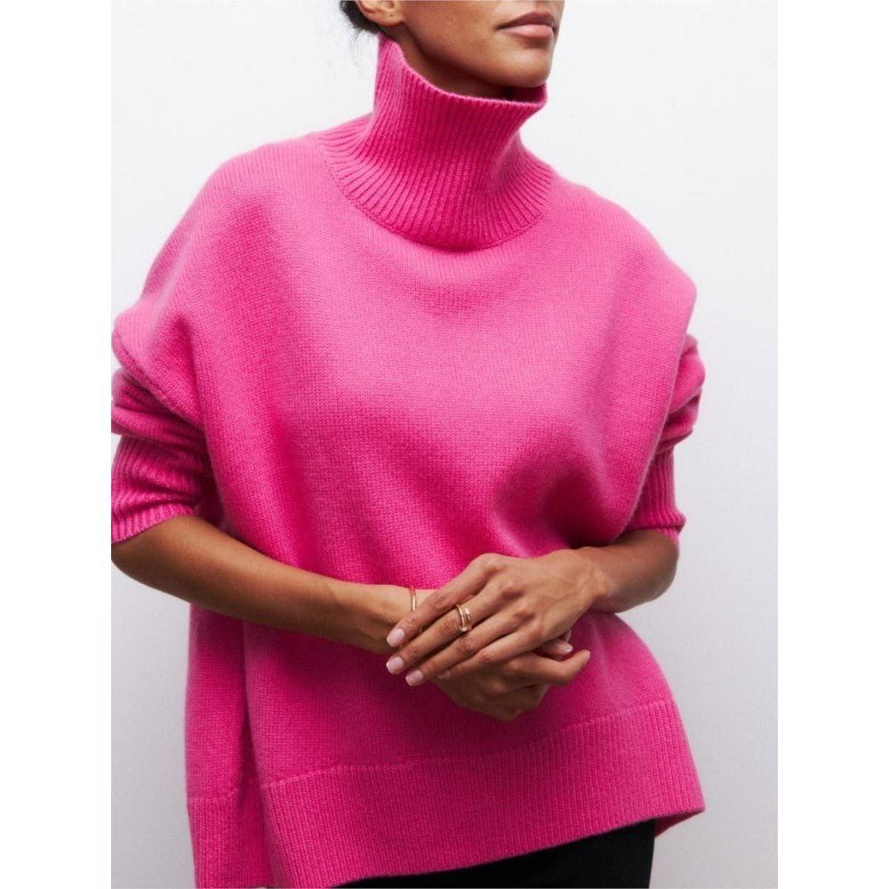 JOELINE | Strikket genser med rullekrage Chic