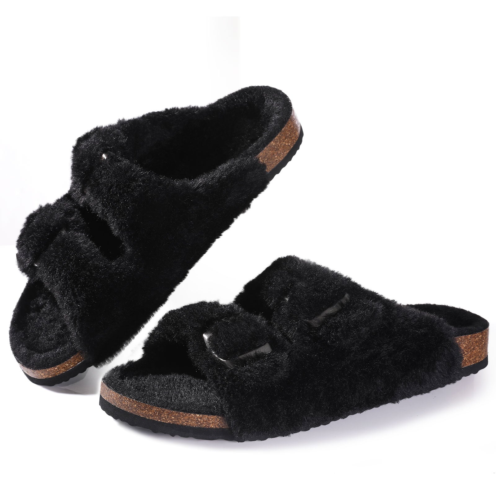 Fuzzy sandaler