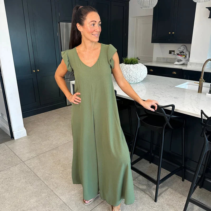 Jasmyn | Comfy Sleeves sommerjumpsuit med færre ermer