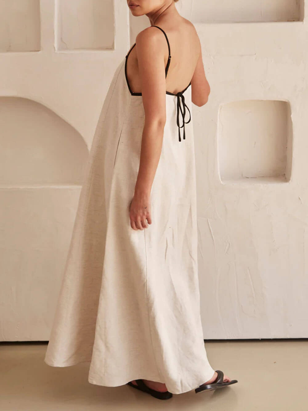 Gwendolynne | Comfy Contrast-kjole med seler