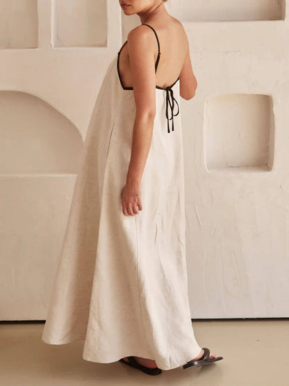 Gwendolynne | Comfy Contrast-kjole med seler