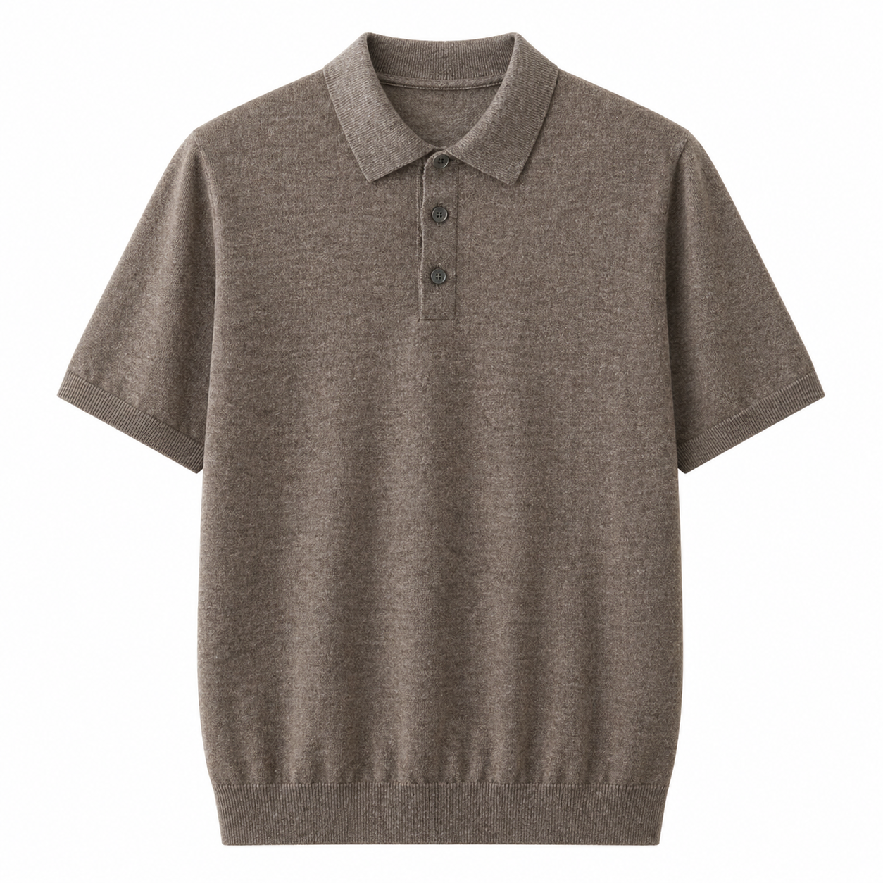 Kasjmir Polo T-skjorte til Herre – 100% Ren Kasjmir &amp; Premium Komfort