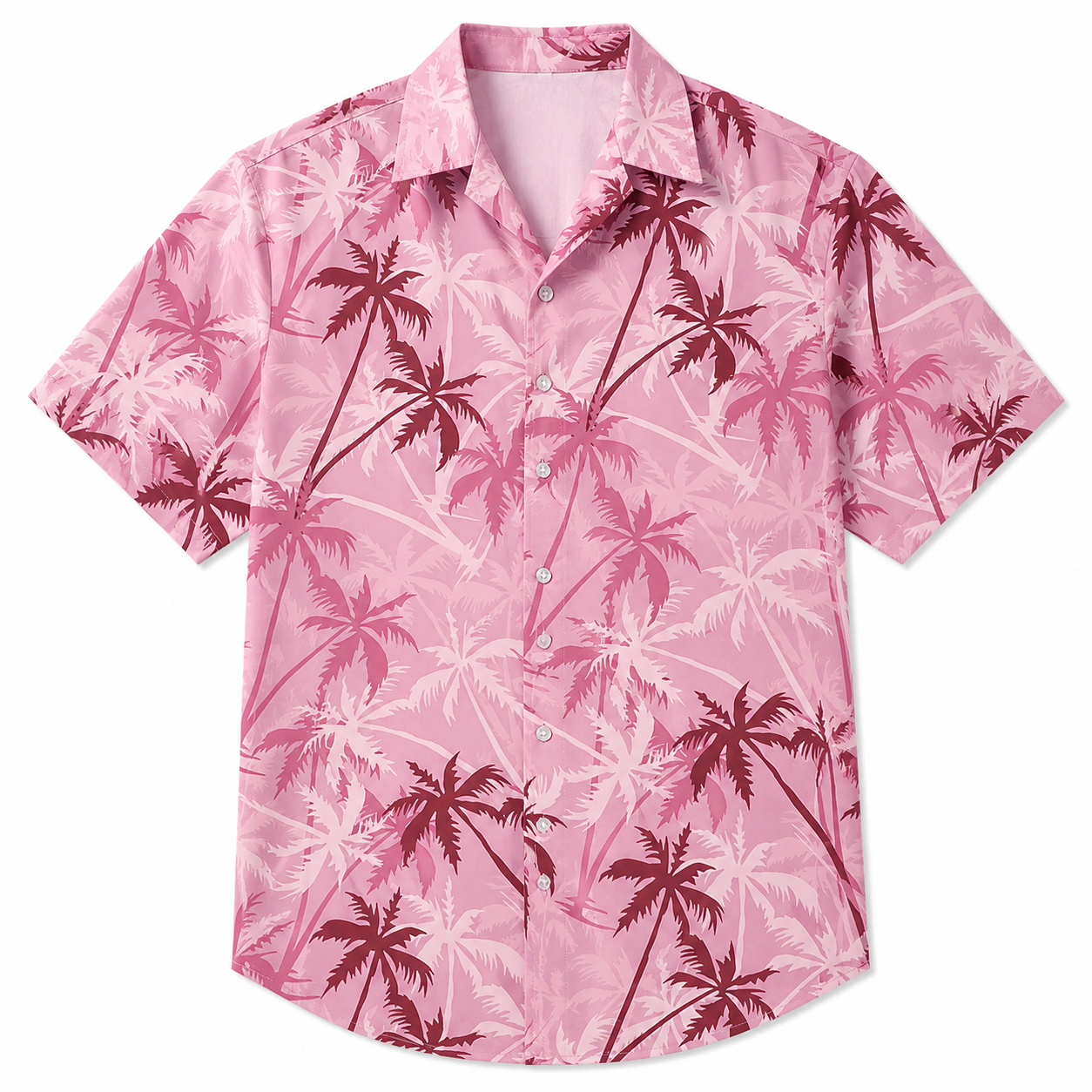 Hawaiiskjorte til Herre – Aloha Sommertopp med Palmetreprint