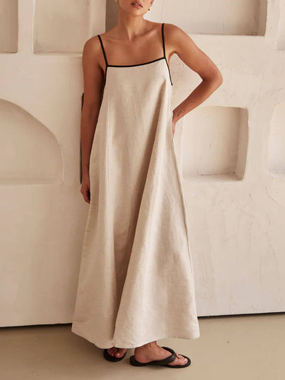 Gwendolynne | Comfy Contrast-kjole med seler