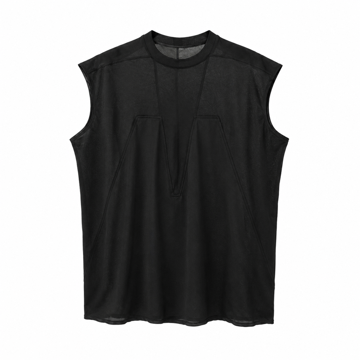 Oversized Tanktopp til Herre – Ermeløs Topp i Streetwear-stil