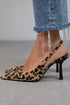 Klaerigo | Leopardslingbacks med hæl – Leopard