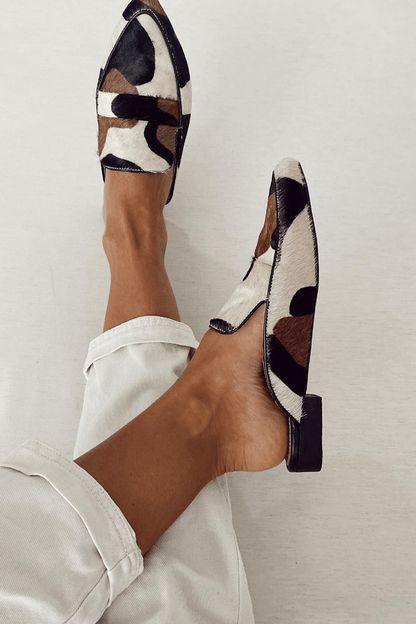 Claudia | Loafers med abstrakt mønster