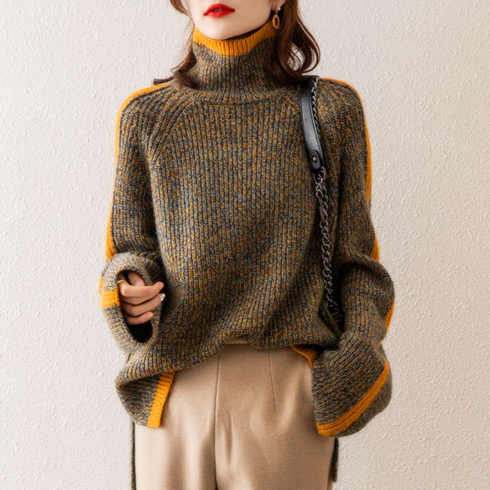 Langermet genser med turtleneck