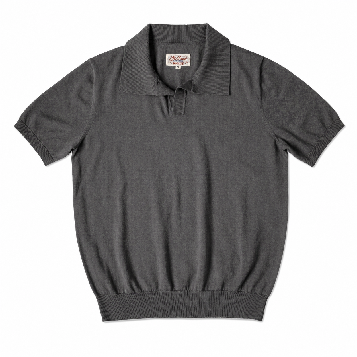 Strikket Poloskjorte til Herre – Slim Fit med Elegant Italiensk-Inspirert Stil