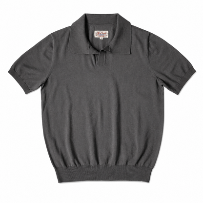 Strikket Poloskjorte til Herre – Slim Fit med Elegant Italiensk-Inspirert Stil