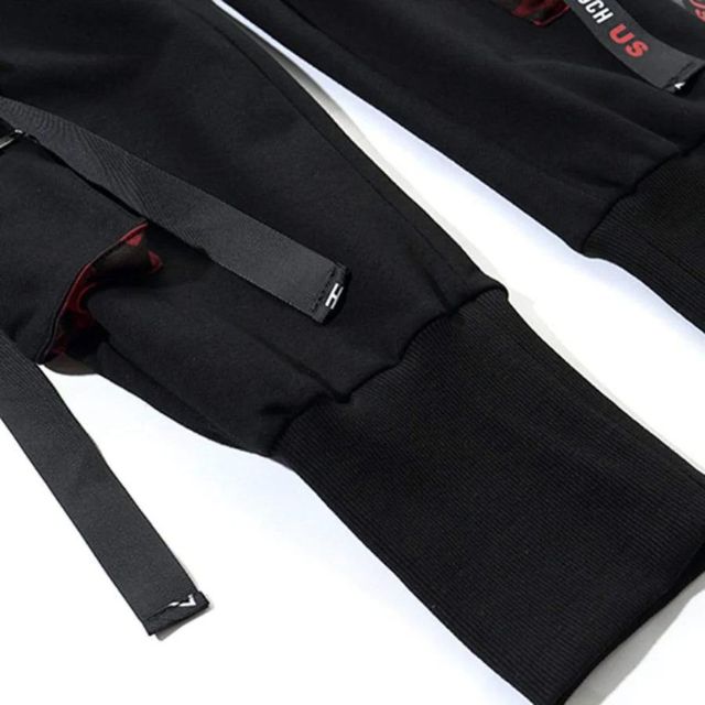 Joggebukse i streetwear-stil med stropper