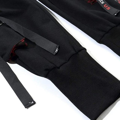 Joggebukse i streetwear-stil med stropper