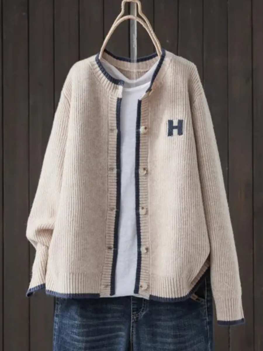 Klaerigo | KLASSISK CARDIGAN – Rød
