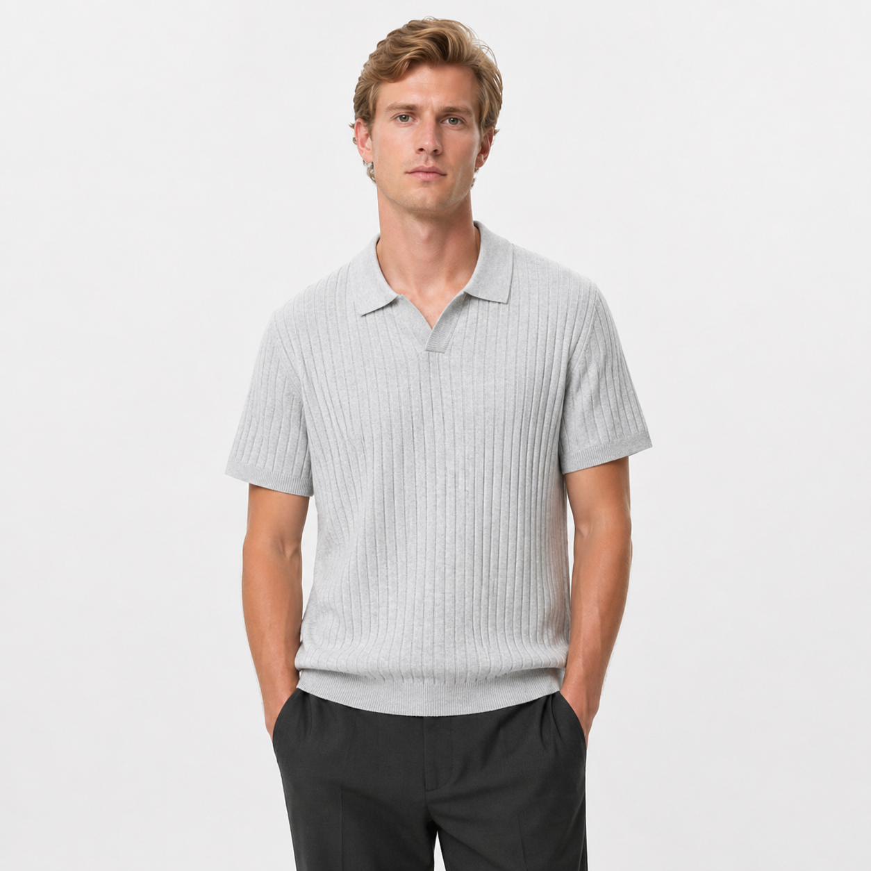 Lyocell Polo T-skjorte til Herre – 100% Lyocell &amp; Elegant Business Casual