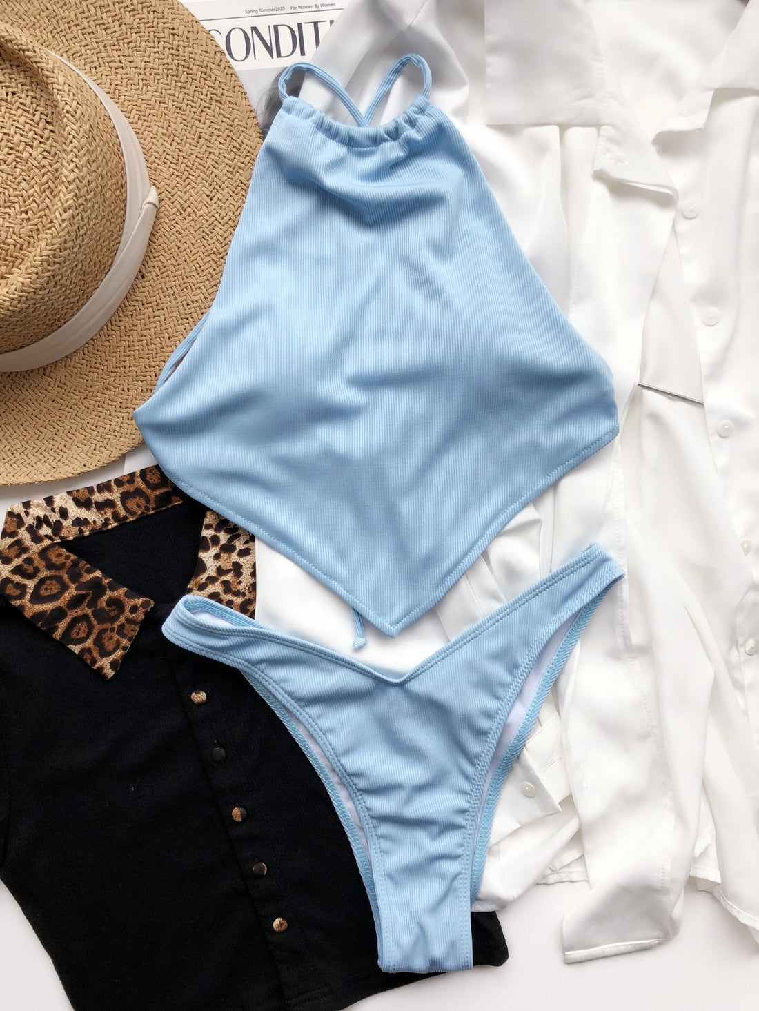Elegant bikini i diamantstil