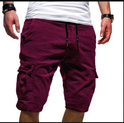 Løse cargoshorts for menn om sommeren