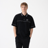 Polo T-skjorte til Herre – Brodert Streetwear & Løs Passform – Svart