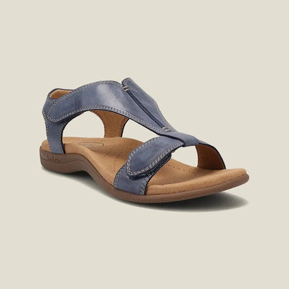 Solène | Myke ortopediske sandaler – Blå